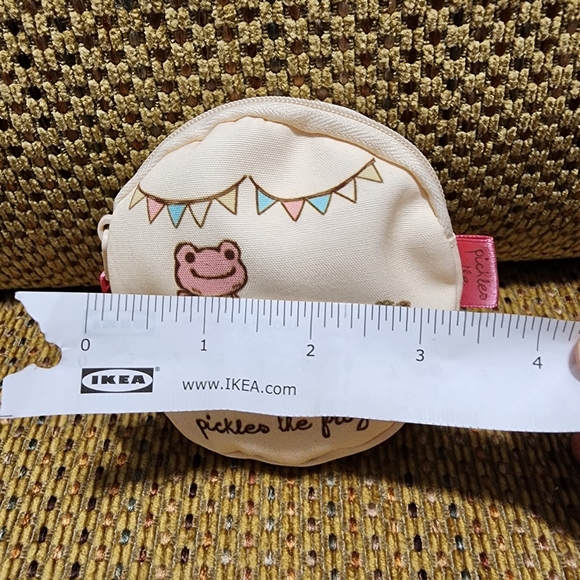 [NEW] Pickles the Frog Small Pouch / Coin Purse - Picture 2 of 4